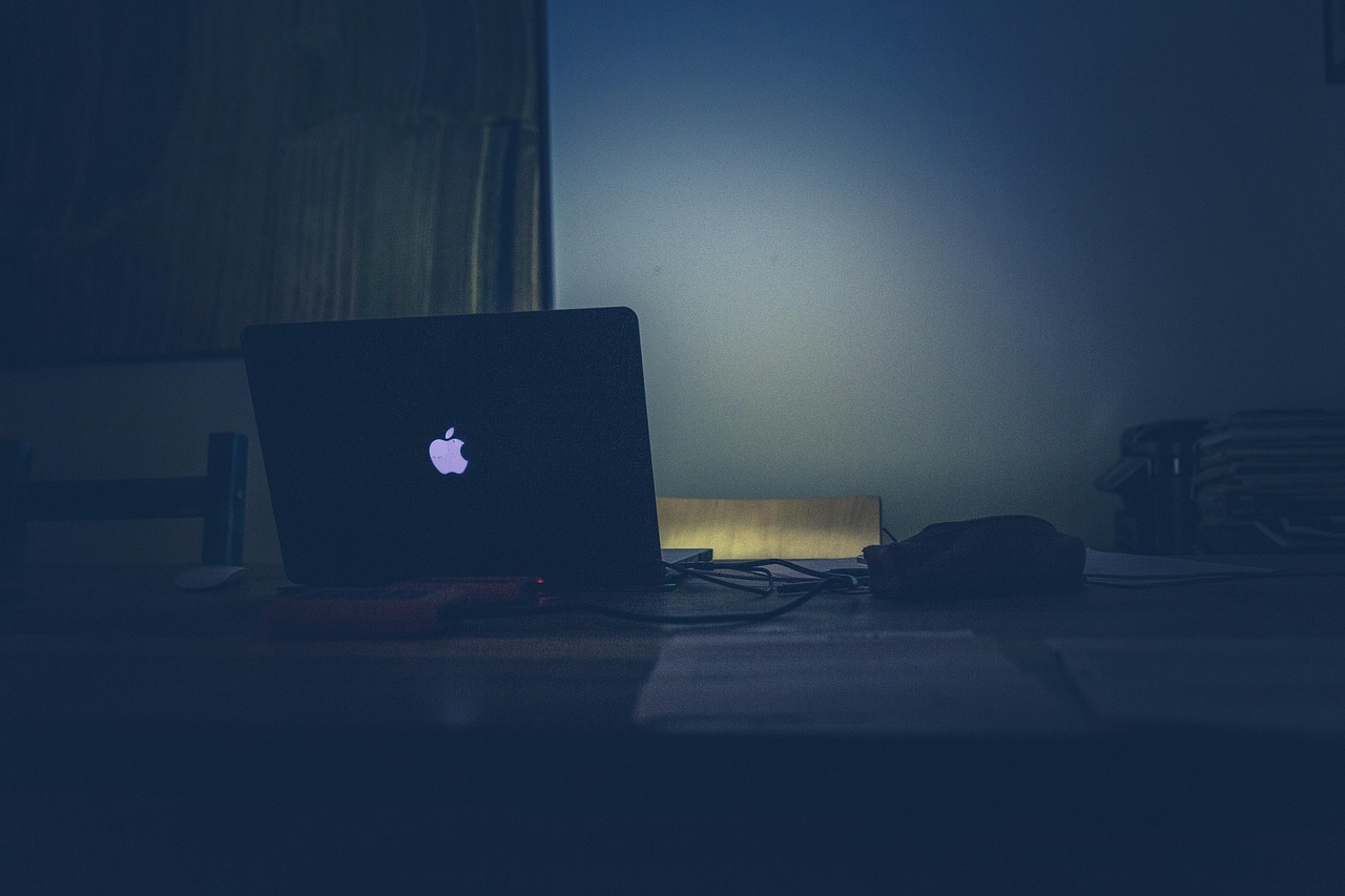Mitarbeiter vergleicht Schadenmanagement Software Optionen am Laptop im Büro